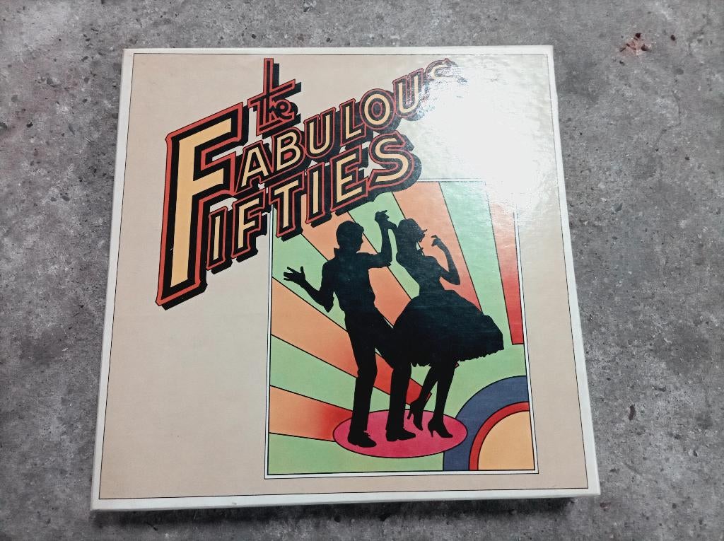 "The Fabulous Fifties" LP-boxset - 10 LP's, Cd's en Dvd's, Vinyl | Overige Vinyl, Ophalen, Zo goed als nieuw, 12 inch