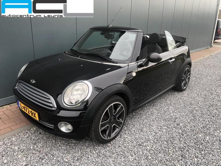 MINI Cabrio 1.6 One Pepper pakket (bj 2010), Auto's, Mini, Bedrijf, Te koop, Cabrio, ABS, Airbags, Airconditioning, Alarm, Boordcomputer
