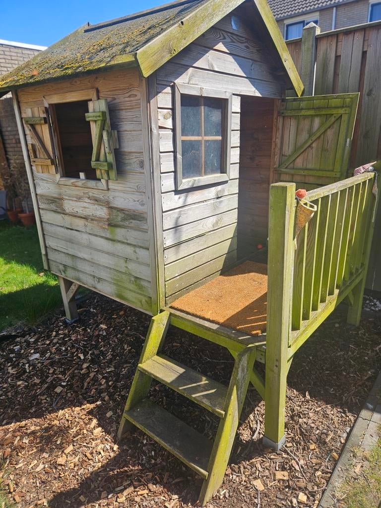 Speelhuisje gratis ophalen, Ophalen, Gebruikt, Hout