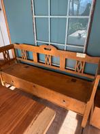 Oud grenen klepbank, Ophalen