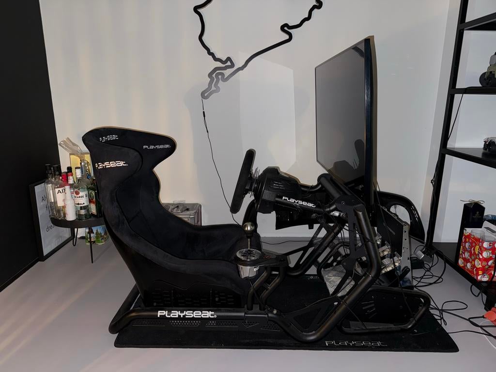 Playseat Sensation met Thrustmaster TX met add-ons, Spelcomputers en Games, Spelcomputers | Overige, Gebruikt, Overige merken