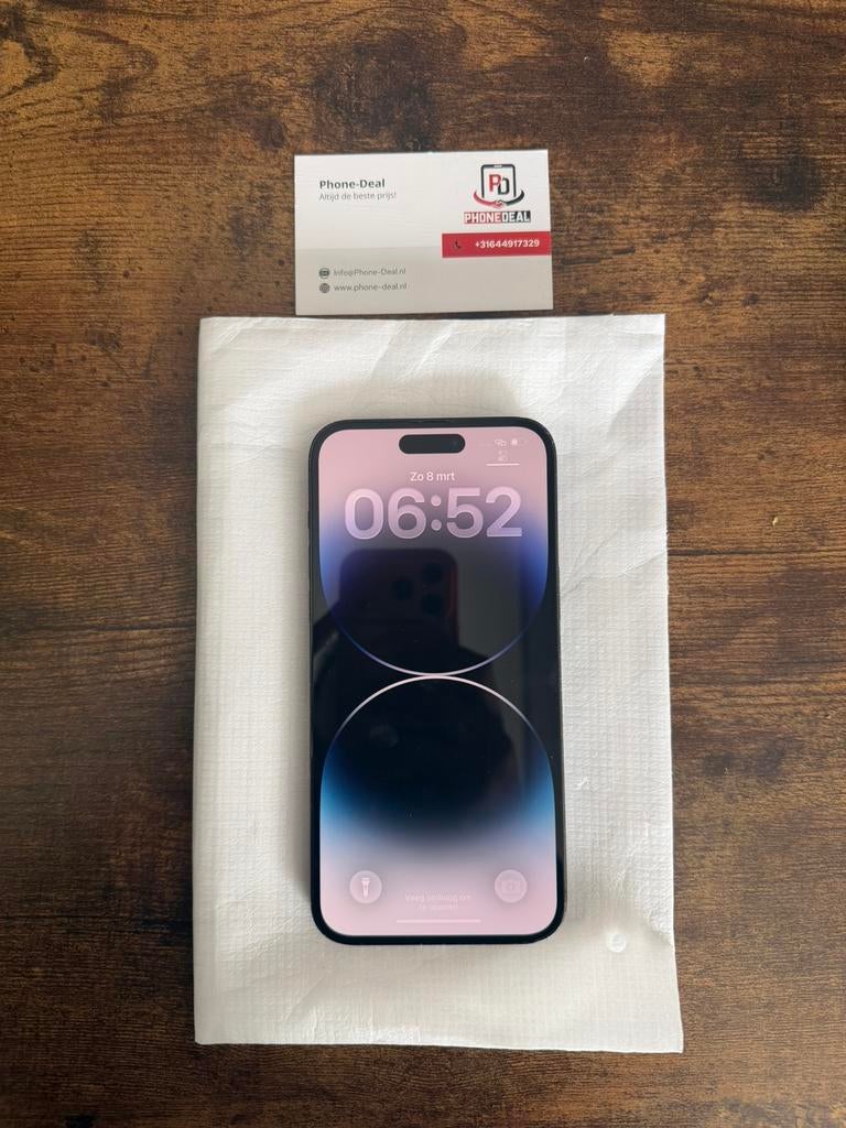 iPhone 14 pro max 256 gb factuur + Garantie