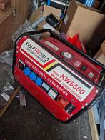 Kraftworld KW8500 generator, Doe-het-zelf en Verbouw, Benzine, Ophalen of Verzenden, Zo goed als nieuw, Geluidgedempt