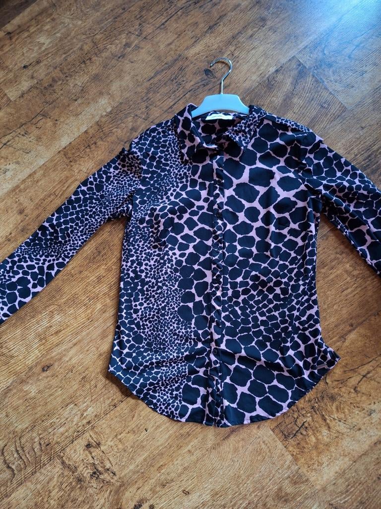 Ambika travelstof print blouse maat L, Ophalen of Verzenden