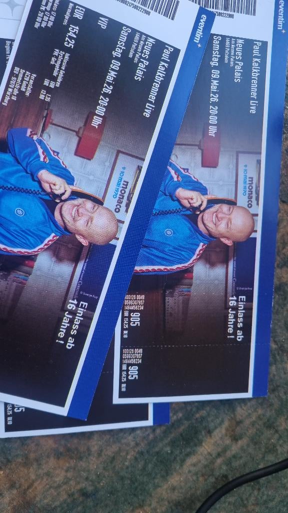 3x VIP Paul Kalkbrenner - Neues Palais -Berlijn 9 mei 2026, Drie personen of meer, Mei