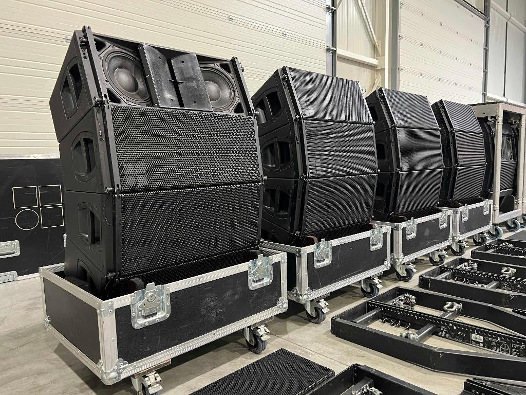 d&b audiotechnik Y8/Y12 (38x) + d&b rigging, Overige merken, Gebruikt, Ophalen of Verzenden, 120 watt of meer