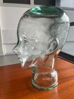Vintage glazen hoofd jaren 60 70, Ophalen