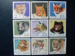 Postzegels dieren Noord Korea 1974 tijgers - cw. € 13,00 pf., Ophalen of Verzenden, Postfris, Dier of Natuur