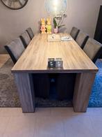 Houten Eettafel (brutus), Ophalen, Gebruikt, 100 tot 150 cm, Eikenhout