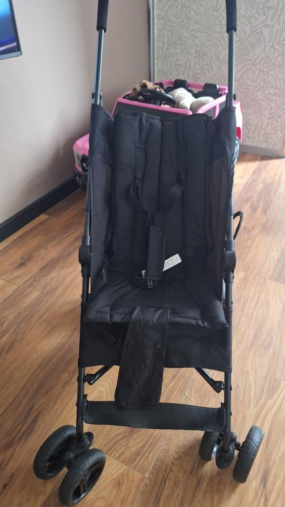 Zwarte Buggy Zo Goed Als Nieuw - 1x Gebruikt, Ophalen of Verzenden, Zo goed als nieuw