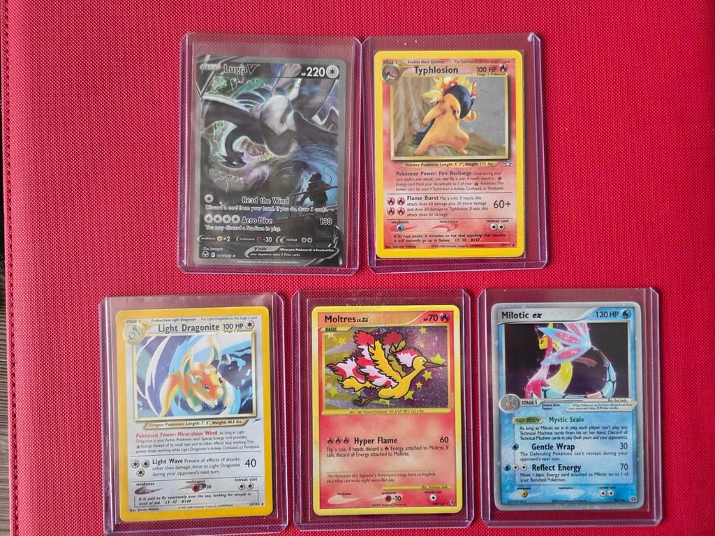 Pokemon kaarten., Ophalen of Verzenden, Zo goed als nieuw, Meerdere kaarten, Foil
