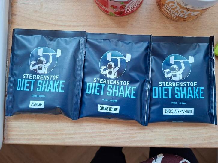 More chunky flavour en Sterrenstof diet shake., Sport en Fitness, Gezondheidsproducten en Wellness, Nieuw, Poeder of Drank, Ophalen of Verzenden