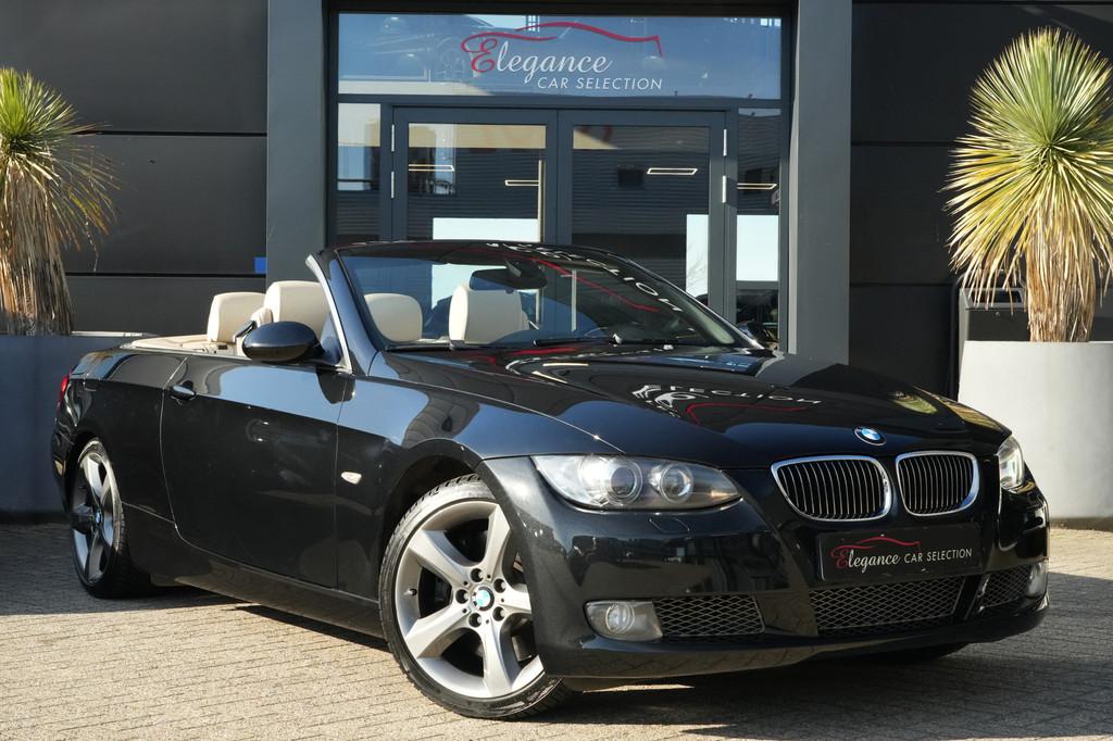 BMW 3 Serie Cabrio 335i High Executive 306pk Navigatie/Stoel, Auto's, BMW, Automaat, Lichtsensor, Achterwielaandrijving, Gebruikt