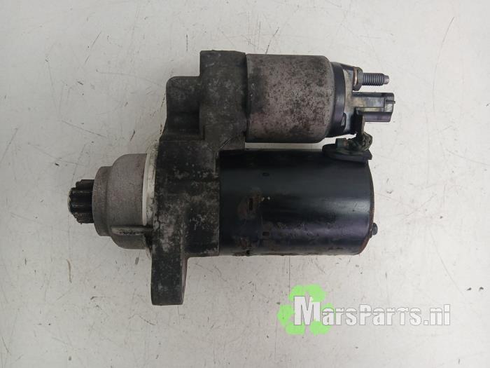 Startmotor van een Volkswagen Golf, Gebruikt, -, Volkswagen, -