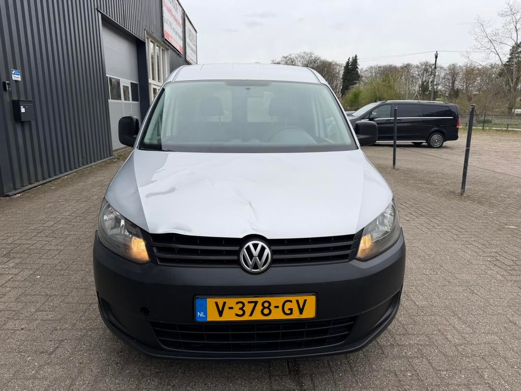 Volkswagen Caddy 1.6tdi  MAXI 2013 ZILVER AIRCO, Auto's, Voorwielaandrijving, Euro 5, 1459 kg, Zwart