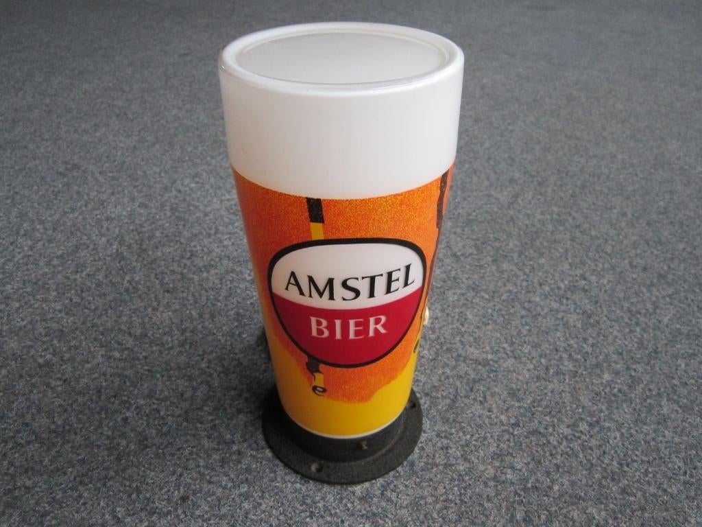 AMSTEL BIER LAMP LICHTRECLAME, Ophalen, Zo goed als nieuw, Overige typen, Amstel