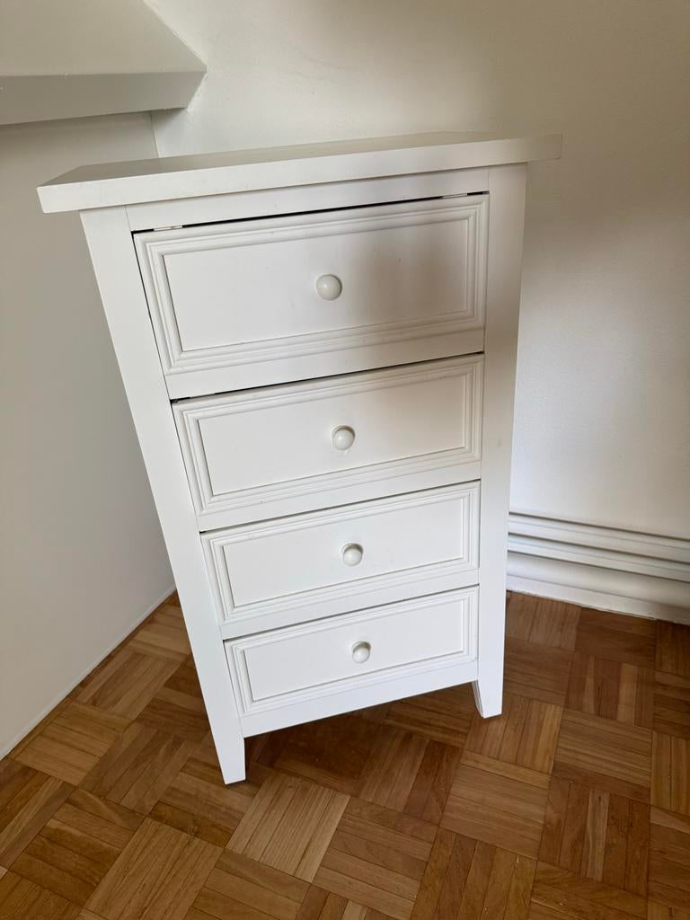 Wit ladenkastje met 4 lades - Ideaal voor elke kamer, Huis en Inrichting, Kasten | Ladekasten, Minder dan 50 cm, Gebruikt, Ophalen of Verzenden