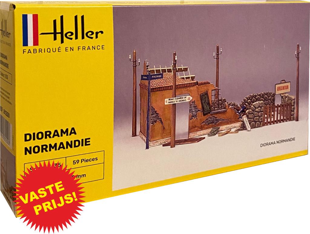 Diorama Normandie (Heller 81250) 1/35, Hobby en Vrije tijd, Modelbouw | Figuren en Diorama's, Ophalen of Verzenden, Nieuw, 1:35 tot 1:50
