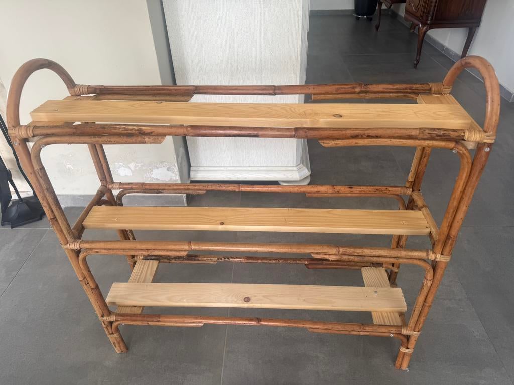 Bamboe Schoenenrek of handdoekrek, Ophalen of Verzenden, Zo goed als nieuw