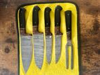 Damascus Koksmessen Set, Verkeerd Tel. Nr stond erbij sorry, Ophalen of Verzenden, Nieuw, Overige materialen, Bestekset