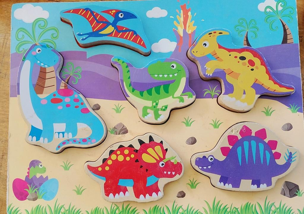 Houten puzzel, Ophalen, Gebruikt, 6 maanden tot 2 jaar