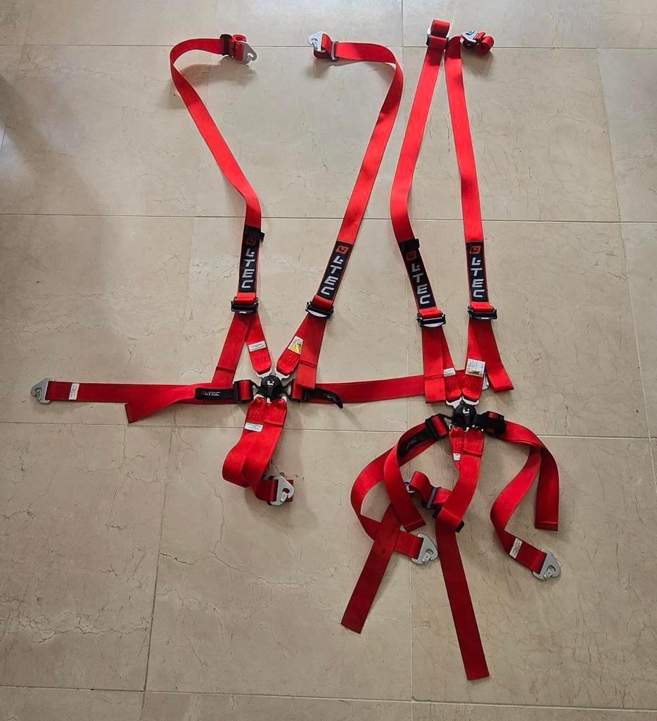 Ltec 6 punts gordels fia keur 2029 rallye trackday cross, Ophalen of Verzenden, Gebruikt, Overige automerken