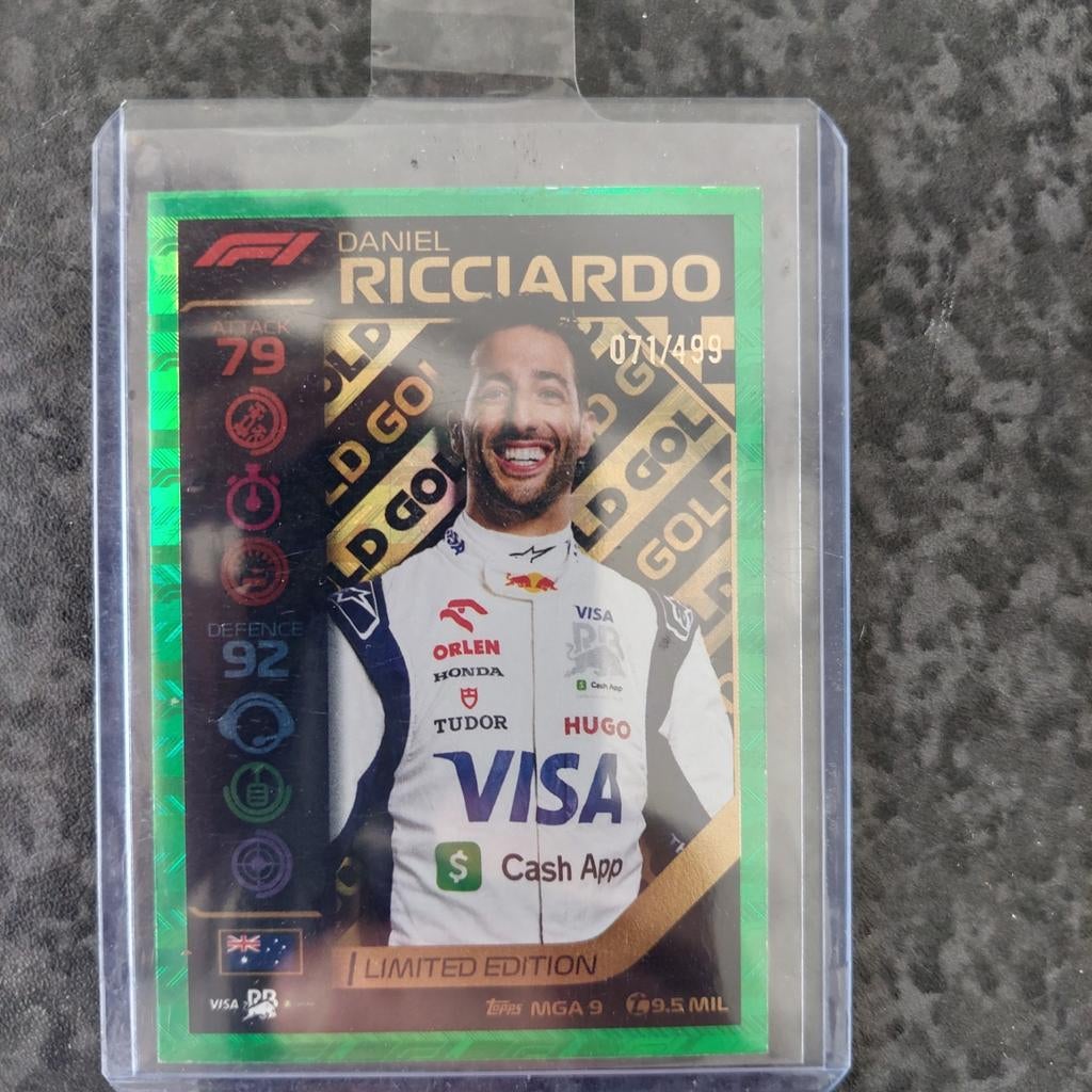 F1 Kaart Daniel Ricciardo Limited Edition, Verzamelen, Automerken, Motoren en Formule 1, Ophalen of Verzenden, Zo goed als nieuw