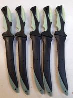 5 luxe Fileermessen met slijper Nieuw, Nieuw, Ophalen of Verzenden, Nvt@nvt.com, Los bestek