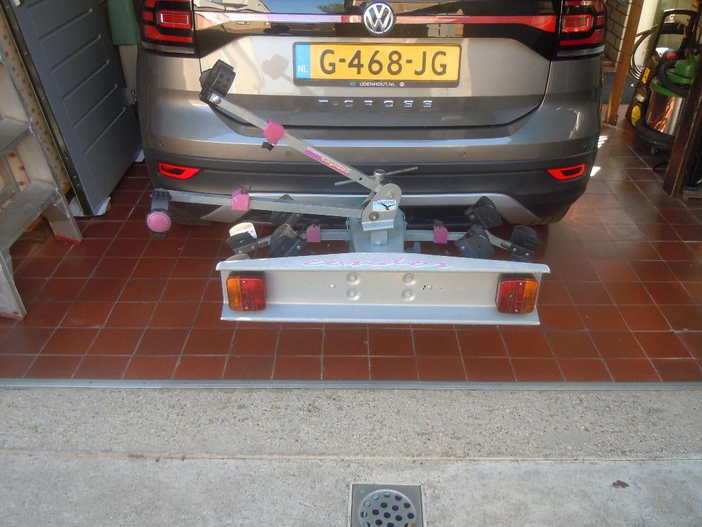 fietsen drager, Ophalen, 2 fietsen, Gebruikt, Trekhaakdrager