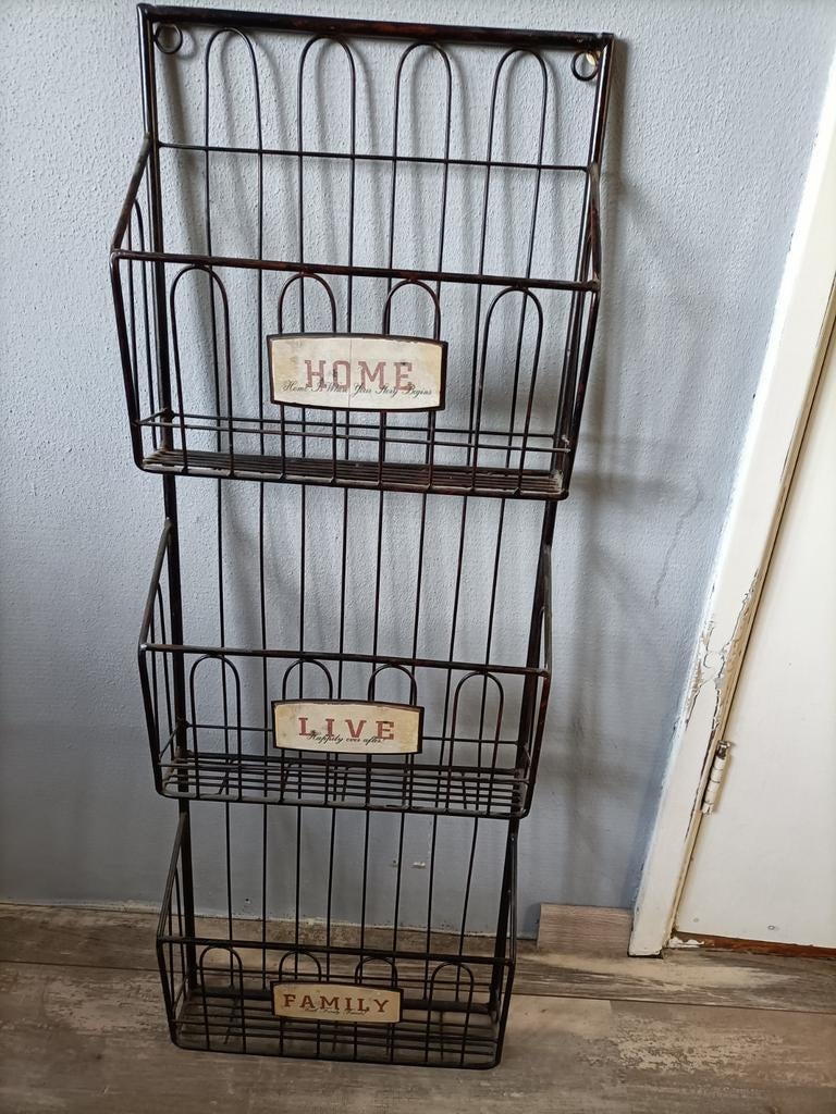 Te koop Lektuur rek om op te hangen, Ophalen