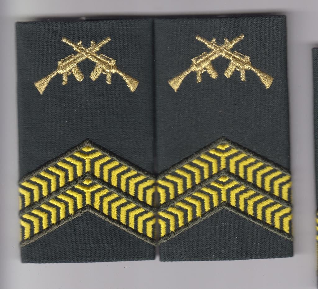 set rangen kpl 1 olk blouse dt2000, Verzamelen, Militaria | Algemeen, Ophalen of Verzenden, Landmacht, Nederland, Embleem of Badge