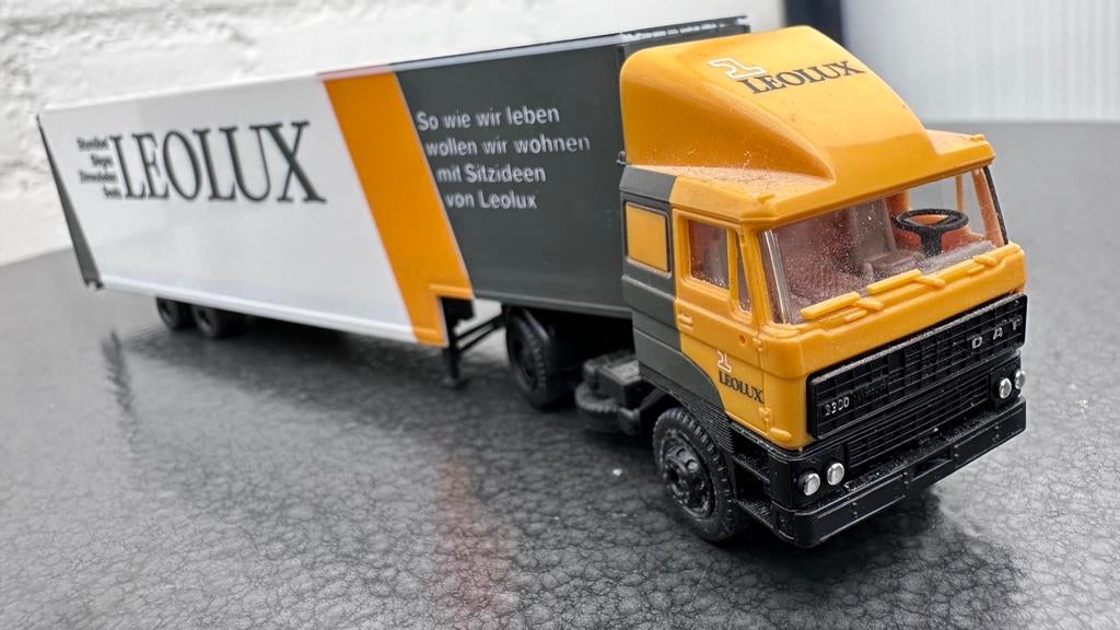 Leolux miniatuur vrachtwagen, Ophalen of Verzenden, Zo goed als nieuw, 75 tot 100 cm