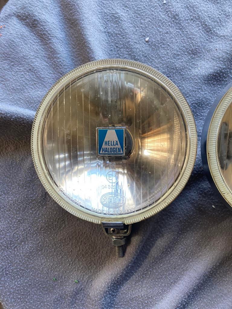 Oldtimer 2 Hella verstralers type 160, Auto-onderdelen, Verlichting, Ophalen of Verzenden, Gebruikt