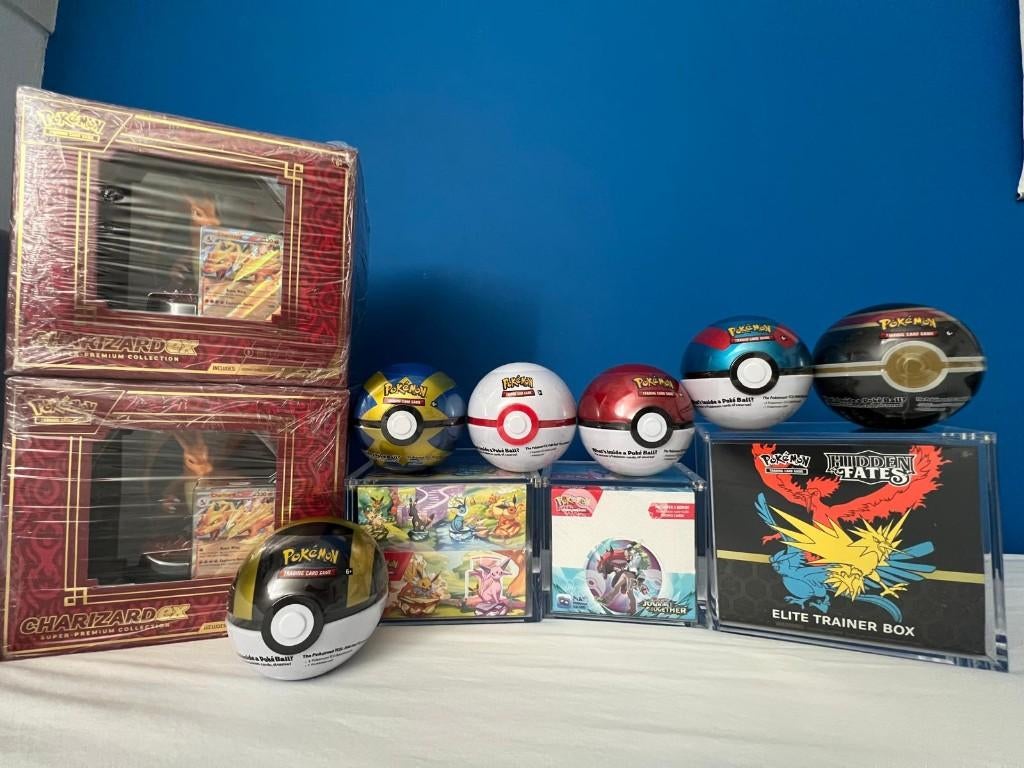Pokémon Collectie te koop!, Ophalen, Nieuw, Boosterbox, Foil