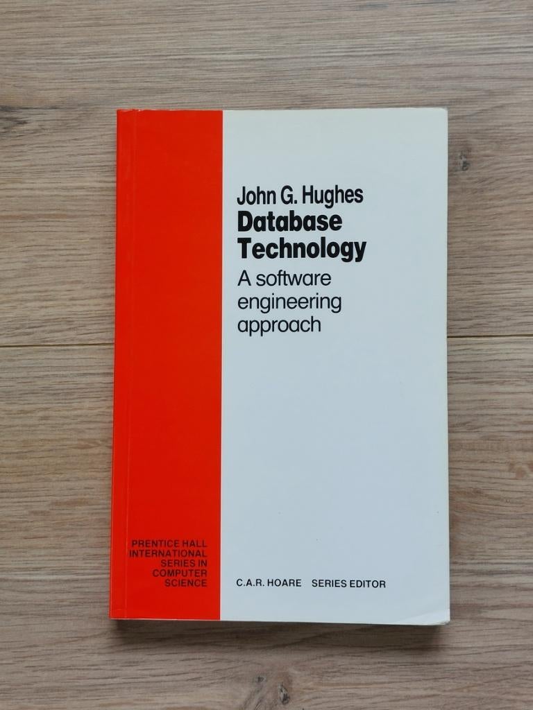 Database Technology - A software engineering approach, Boeken, Informatica en Computer, Gelezen, Programmeertaal of Theorie, Ophalen of Verzenden