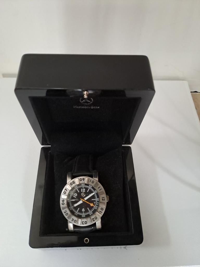Heren horloge Mercedes-Benz Collection, Sieraden, Tassen en Uiterlijk, Horloges | Heren, Ophalen of Verzenden, Leer, Overige merken