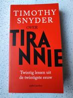 Timothy Snyder - Over tirannie, Ophalen of Verzenden, Zo goed als nieuw, Timothy Snyder