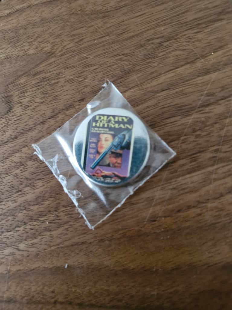 173 Diary of a Hitman Film button, Verzamelen, Ophalen of Verzenden