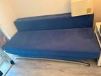 Slaapbank blauw!, Huis en Inrichting, Slaapkamer | Slaapbanken, Ophalen, Blauw, Tweepersoons, 140 cm