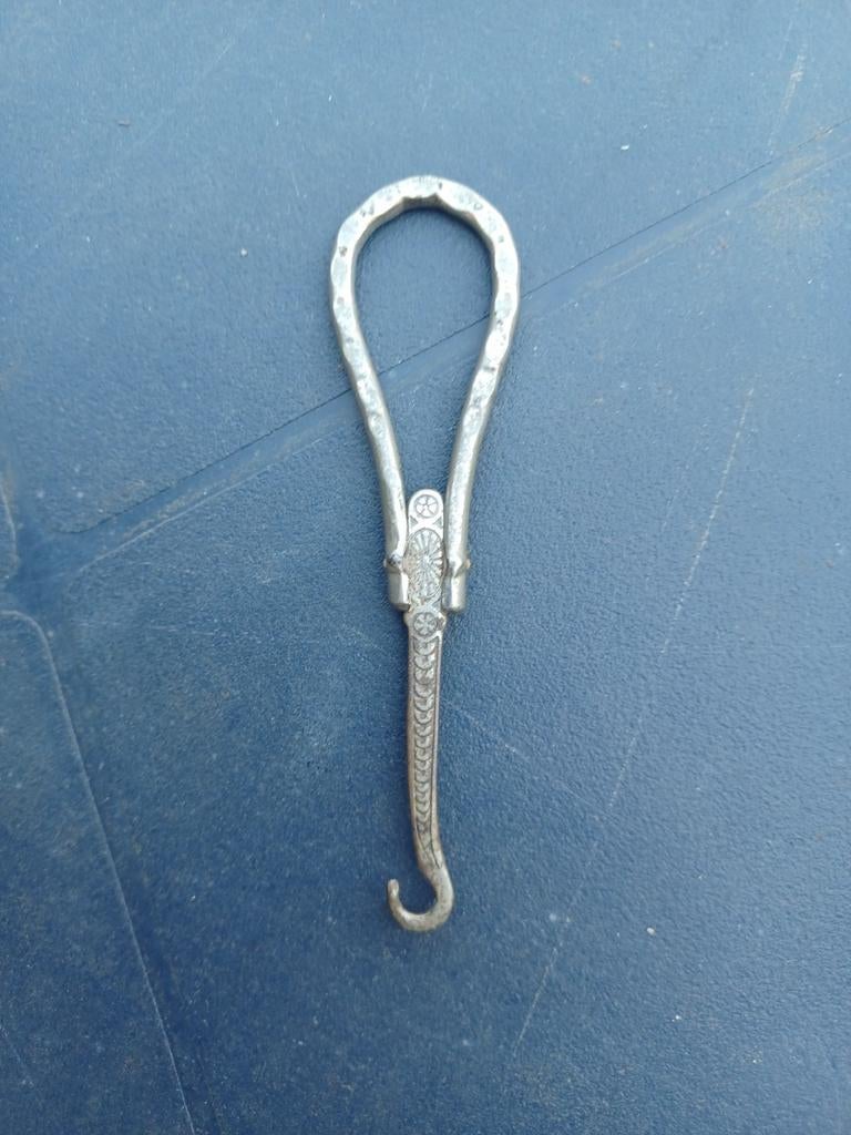 Antieke reisveterhaak of knopenhaak opvouwbaar, Antiek en Kunst, Ophalen, Dames