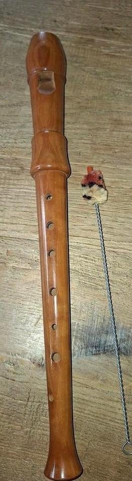 Houten altblokfluit in F met wisser, Muziek en Instrumenten, Blaasinstrumenten | Blokfluiten, Ophalen of Verzenden, Alt