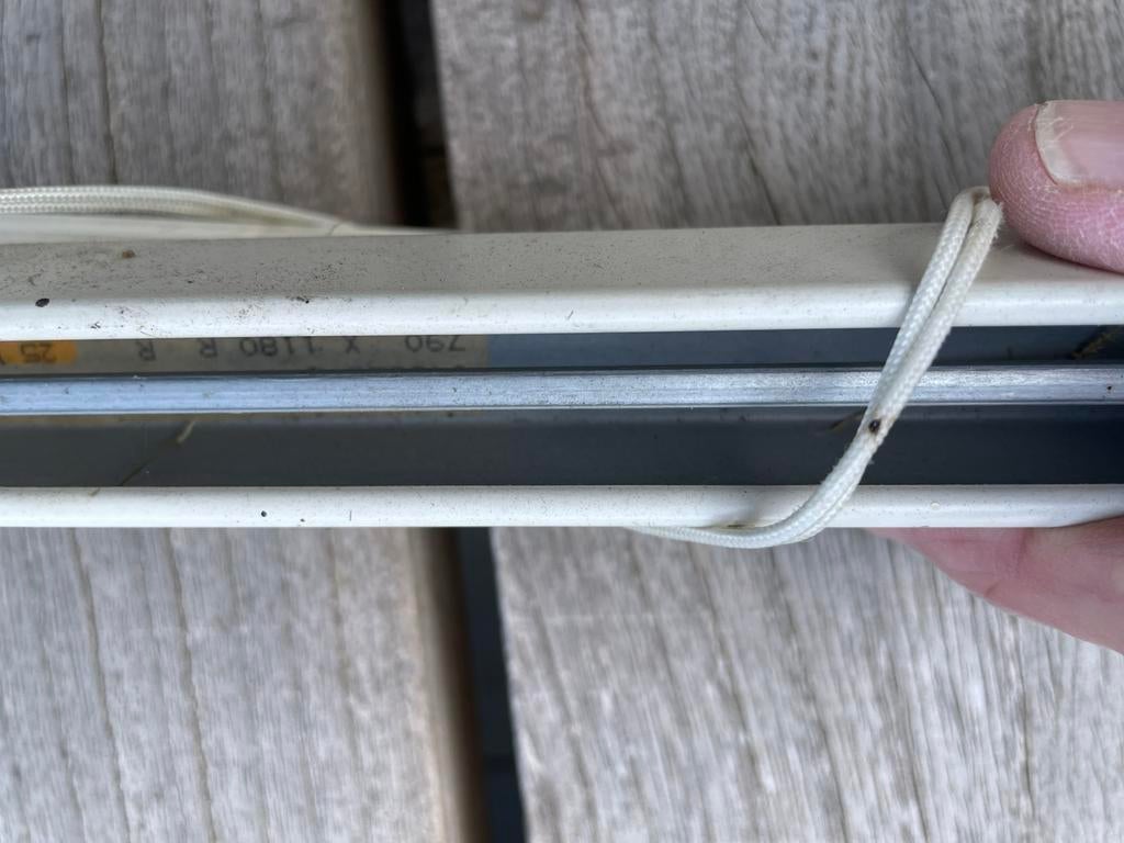 Jalouzie crème 79 x 118, Ophalen of Verzenden, Crème, 100 tot 150 cm