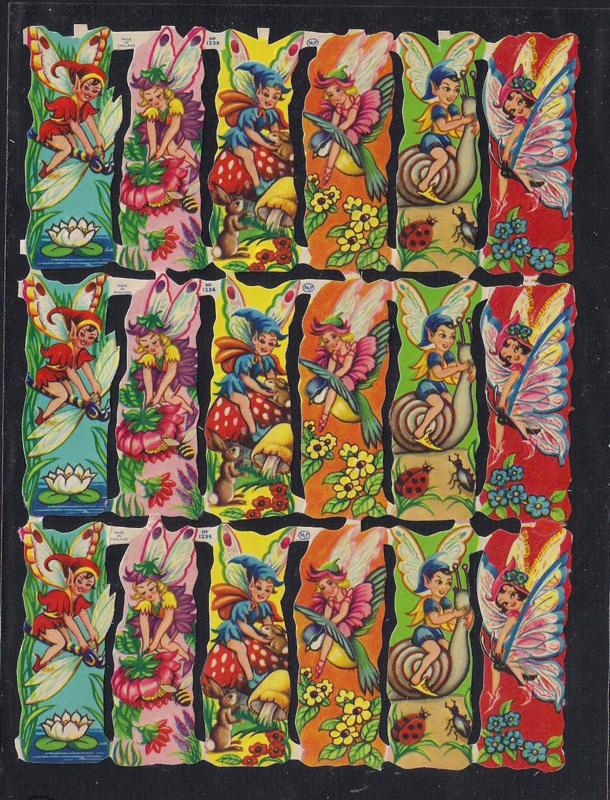 Elfjes poezieplaatjes MLP 1236 half vel, Ophalen of Verzenden