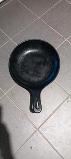 Gietijzeren Koekenpan / Decoratiepan, Gebruikt, Gietijzer, Ophalen of Verzenden, Keramische plaat