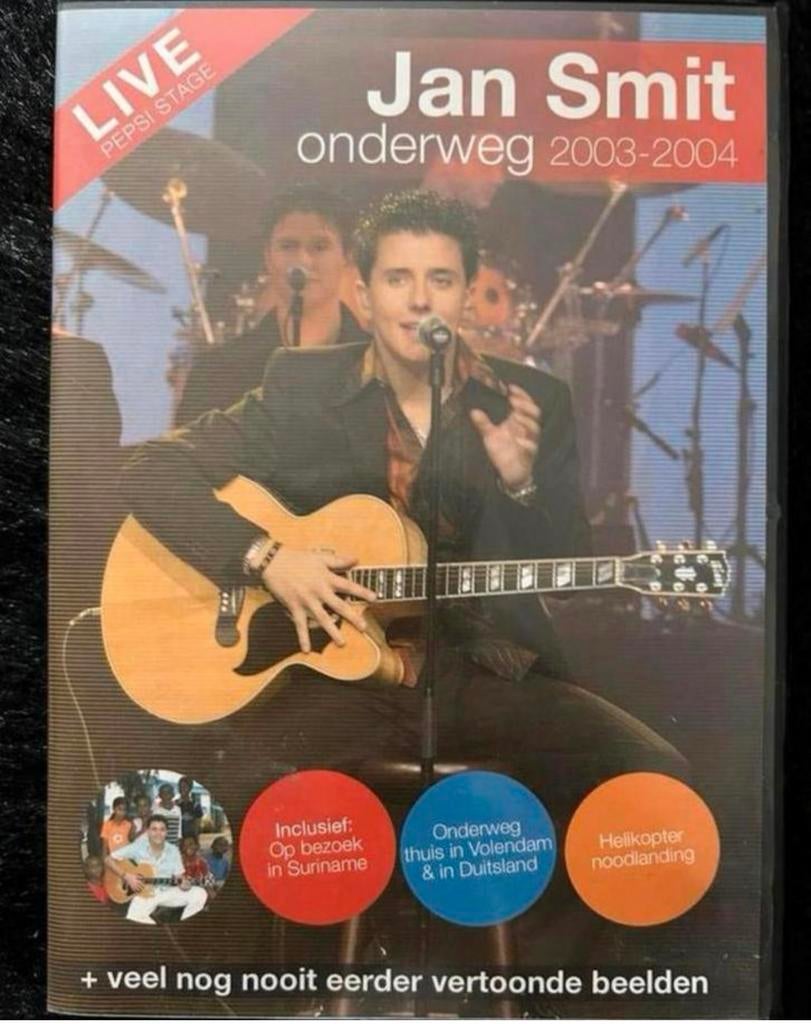Jan Smit Onderweg 2003-2004 Live DVD, Alle leeftijden, Ophalen of Verzenden, Gebruikt