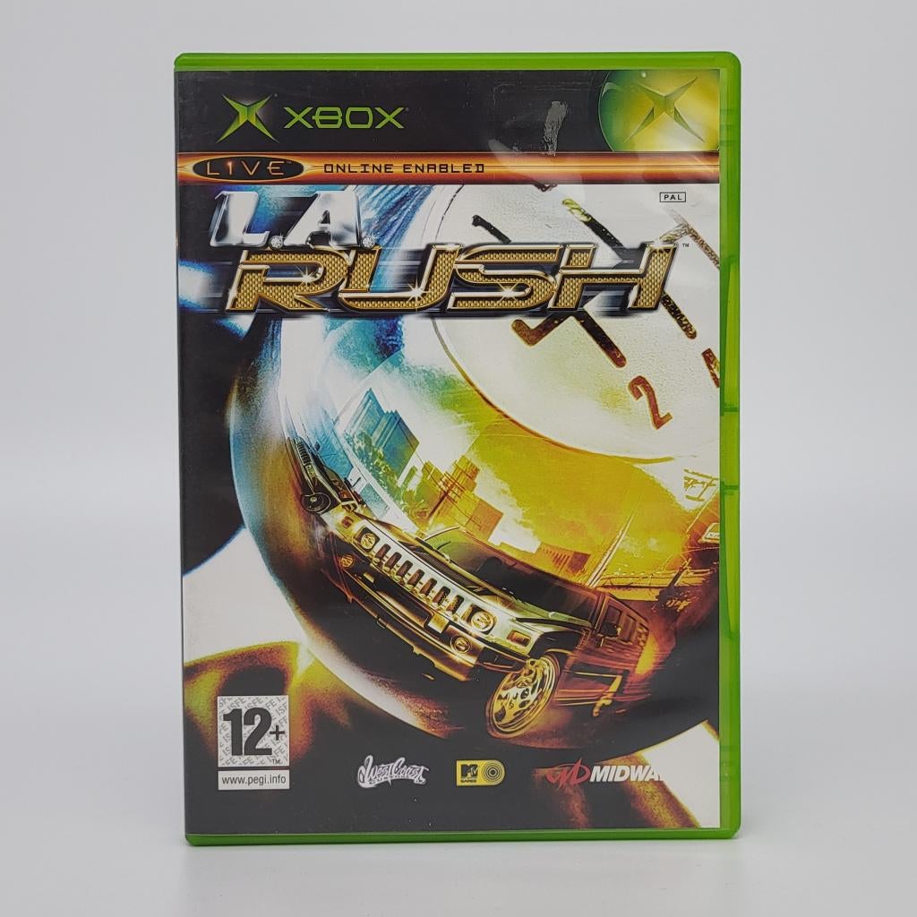 L.A. Rush - XBOX Original - Geen boekje, Gebruikt, Racen en Vliegen, 2 spelers, Ophalen of Verzenden