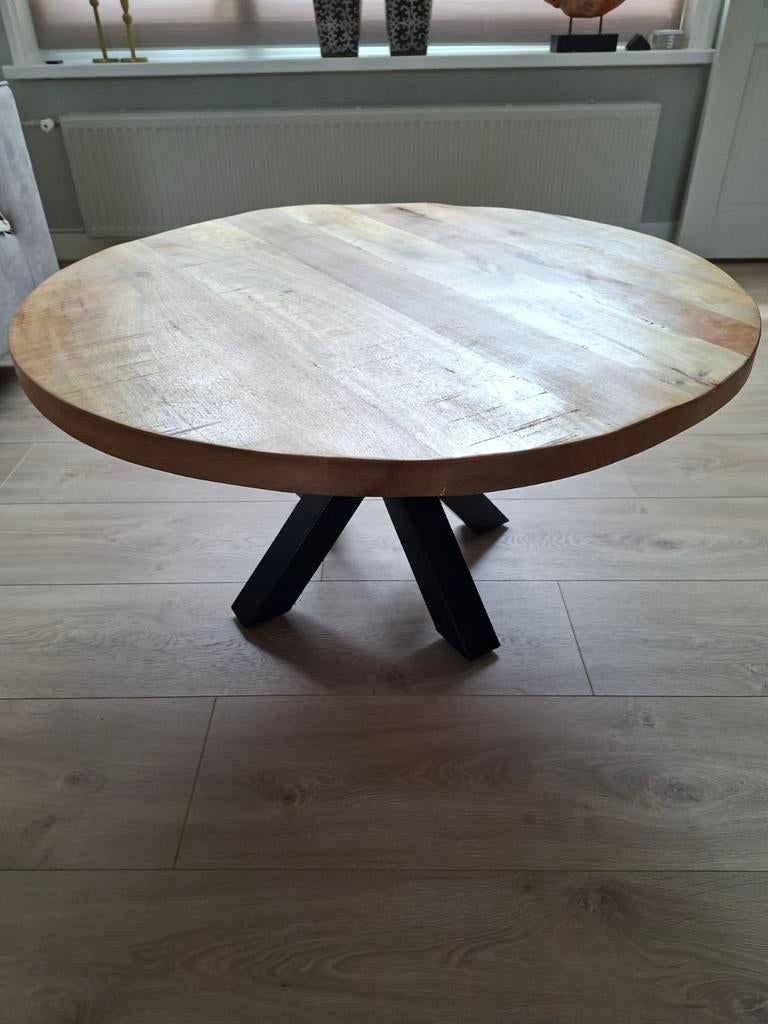 Salontafel mango, Huis en Inrichting, Tafels | Salontafels, 50 tot 100 cm, Rond, Minder dan 50 cm, 50 tot 100 cm