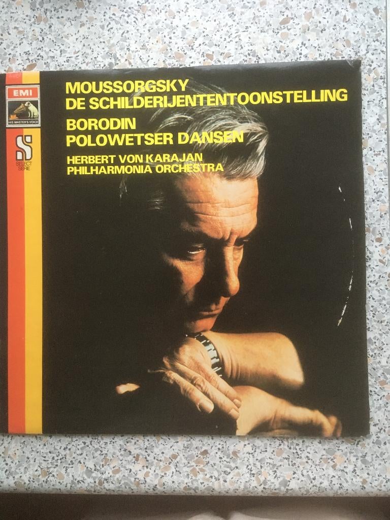 LP met muziek van Mussorgsky en Borodin, Inclusief binnenhoes, Ophalen of Verzenden, Zo goed als nieuw, Orkest of Ballet
