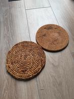 2 rieten onderzetters, Ophalen, Gebruikt, Pot of Pan