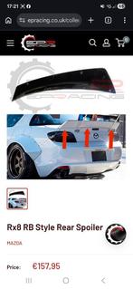 Ducktail wing voor Mazda RX-8, Auto-onderdelen, Achterklep, Nieuw, Ophalen of Verzenden, Mazda